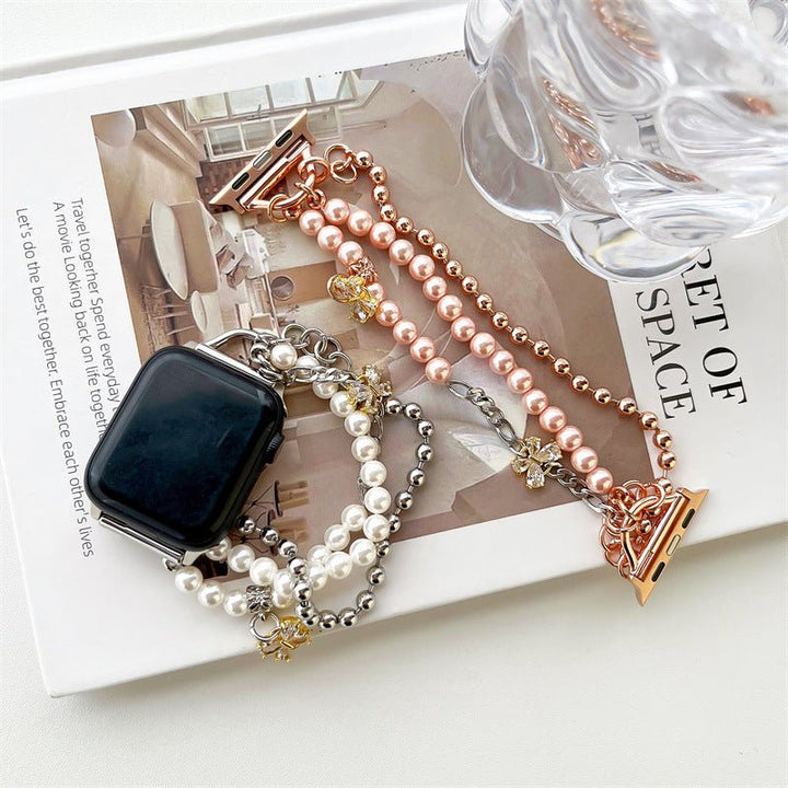 Watch Pearl Metal Chain Small Fragrance - Muhaab