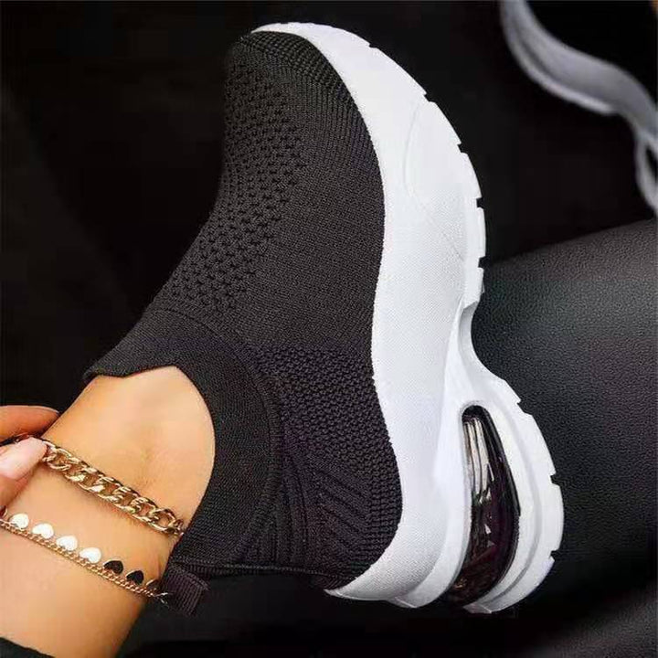 White Sneakers for Women Sports Shoes Vulcanize Female Sock Summer Sneakers Trainers Casual - Muhaab