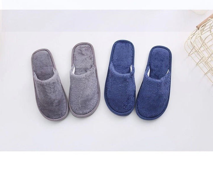 Winter Cotton Slippers New Plush Cotton Shoes Men's Winter Warm Home Couple Cotton Slippers Women's Slippers Yiwu Direct Sales - Muhaab