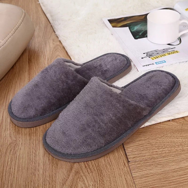 Winter Cotton Slippers New Plush Cotton Shoes Men's Winter Warm Home Couple Cotton Slippers Women's Slippers Yiwu Direct Sales - Muhaab