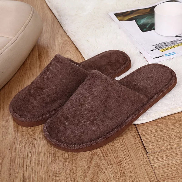 Winter Cotton Slippers New Plush Cotton Shoes Men's Winter Warm Home Couple Cotton Slippers Women's Slippers Yiwu Direct Sales - Muhaab