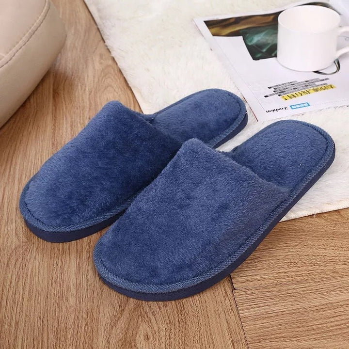 Winter Cotton Slippers New Plush Cotton Shoes Men's Winter Warm Home Couple Cotton Slippers Women's Slippers Yiwu Direct Sales - Muhaab