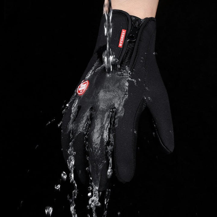 Winter Gloves Touch Screen Riding Motorcycle Sliding Waterproof Sports Gloves With Fleece - Muhaab