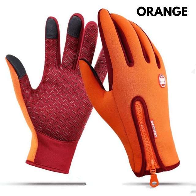 Winter Gloves Touch Screen Riding Motorcycle Sliding Waterproof Sports Gloves With Fleece - Muhaab