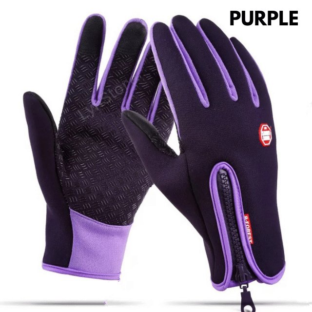 Winter Gloves Touch Screen Riding Motorcycle Sliding Waterproof Sports Gloves With Fleece - Muhaab