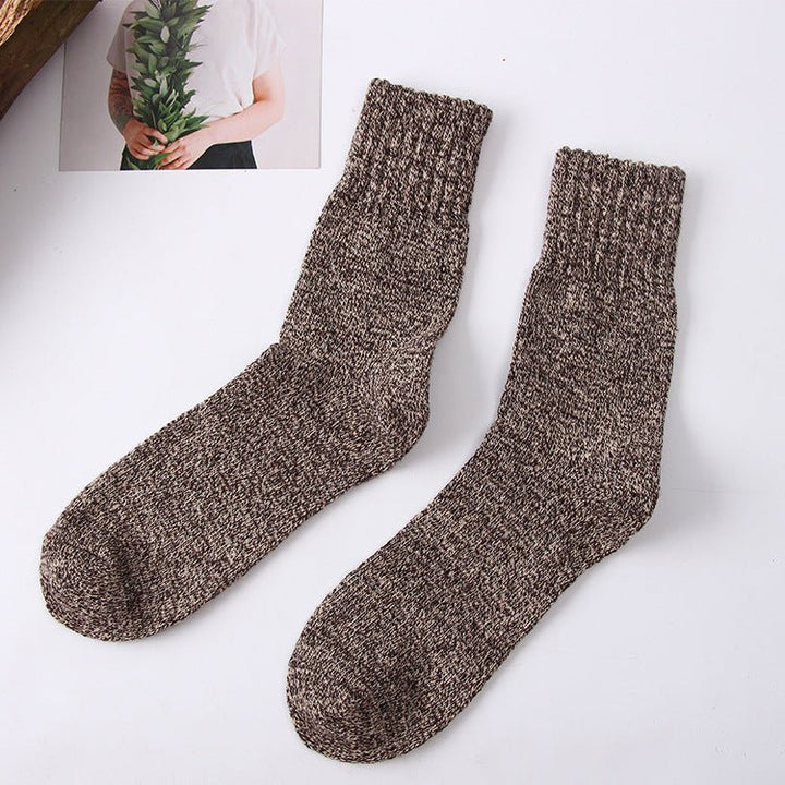 Winter terry wool socks men - Muhaab