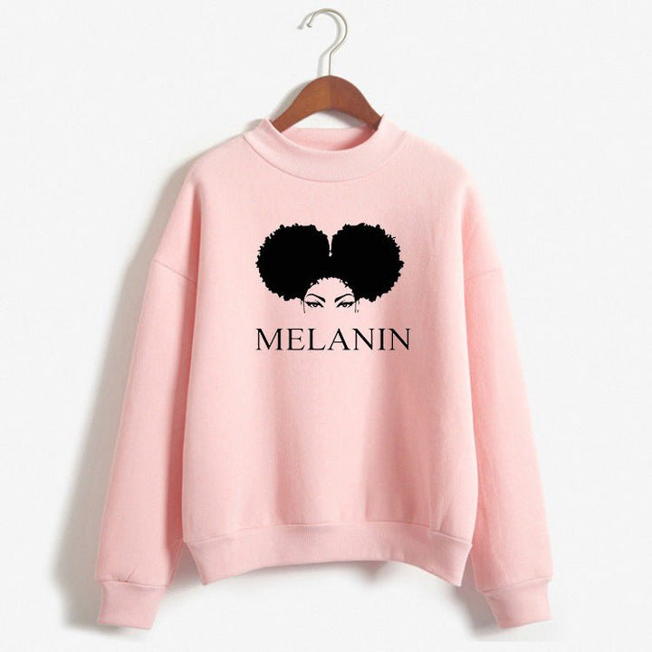 Women Fashion Loose Pink Hoodie - Muhaab