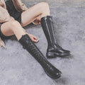 Women Long Boots High Boots Flat Boots Big Size - Muhaab