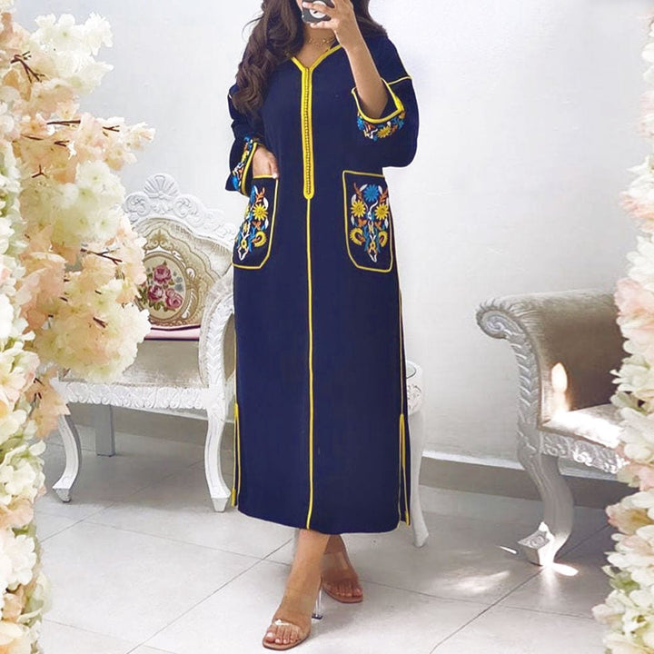 Women Long Dress Dubai Abaya Fashion Hijab - Muhaab