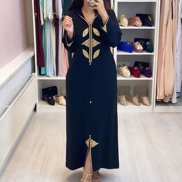 Women Long Dress Dubai Abaya Fashion Hijab - Muhaab