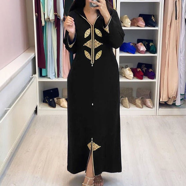 Women Long Dress Dubai Abaya Fashion Hijab - Muhaab