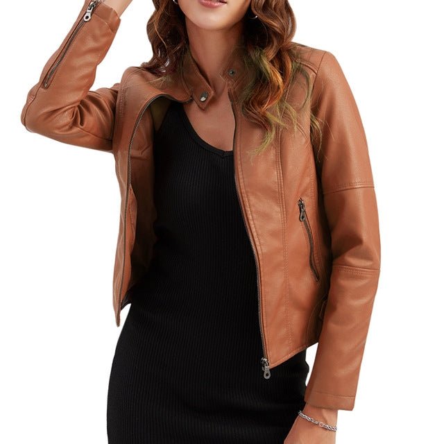 Women Neck Jackets For Spring Soft - Muhaab