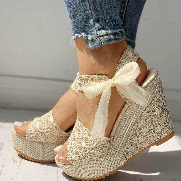 Women Summer Shoes Wedges Sandals Party Platform High Heels - Muhaab