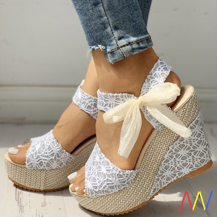 Women Summer Shoes Wedges Sandals Party Platform High Heels - Muhaab