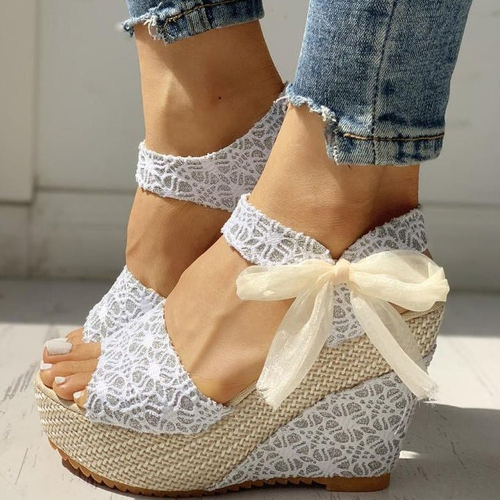 Women Summer Shoes Wedges Sandals Party Platform High Heels - Muhaab