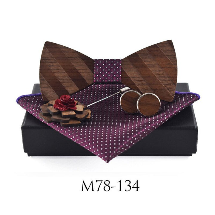 Wooden bow tie bow - Muhaab