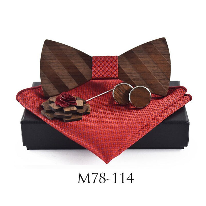 Wooden bow tie bow - Muhaab