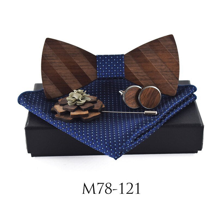 Wooden bow tie bow - Muhaab