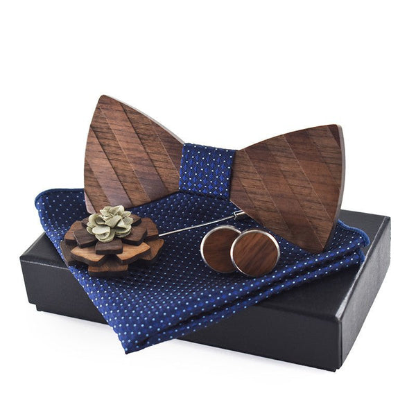 Wooden bow tie bow - Muhaab