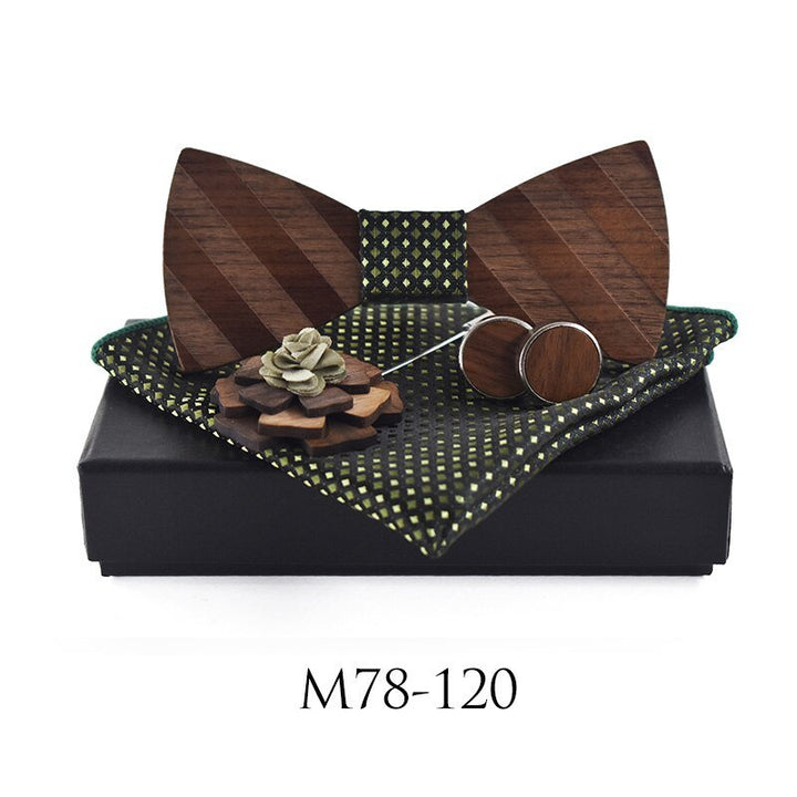 Wooden bow tie bow - Muhaab