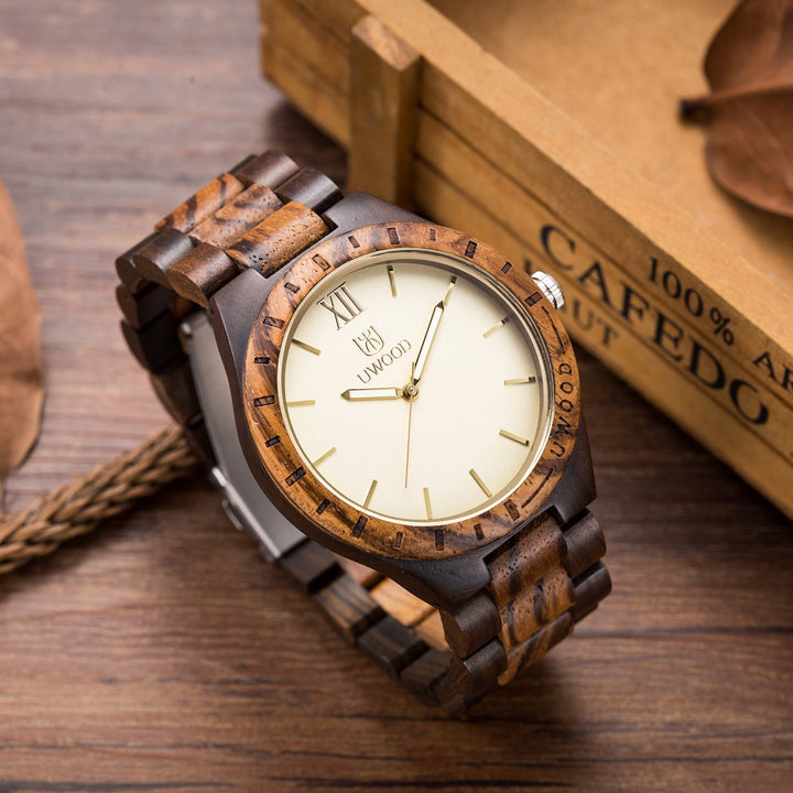 Wooden quartz watch - Muhaab