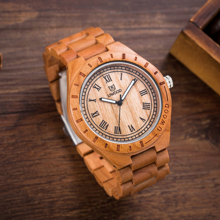 Wooden quartz watch - Muhaab