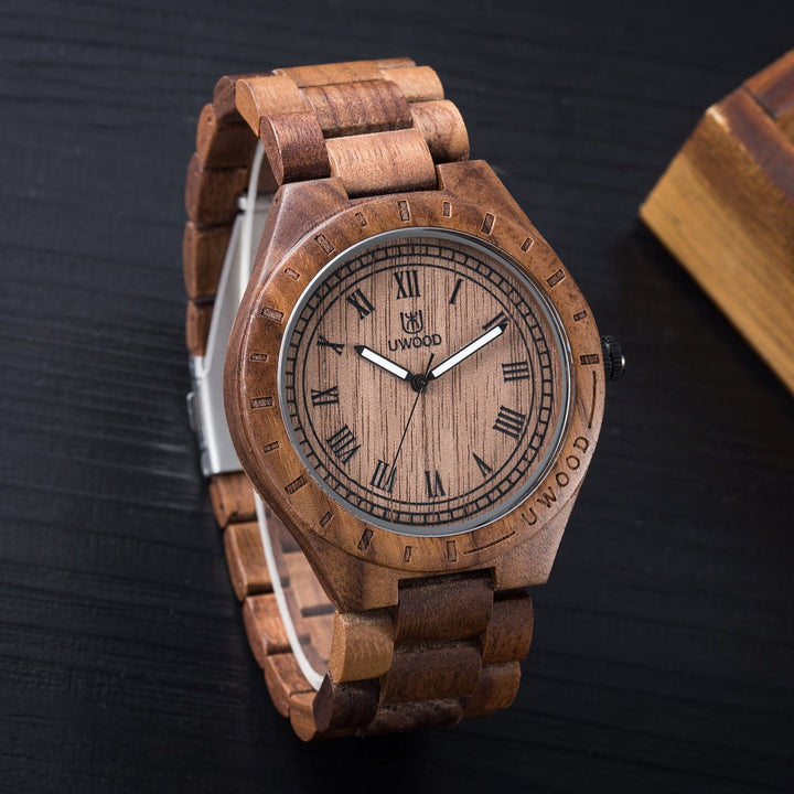 Wooden quartz watch - Muhaab