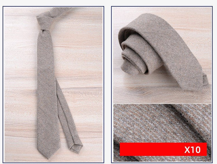 Wool Tie Men Formal Wear England - Muhaab