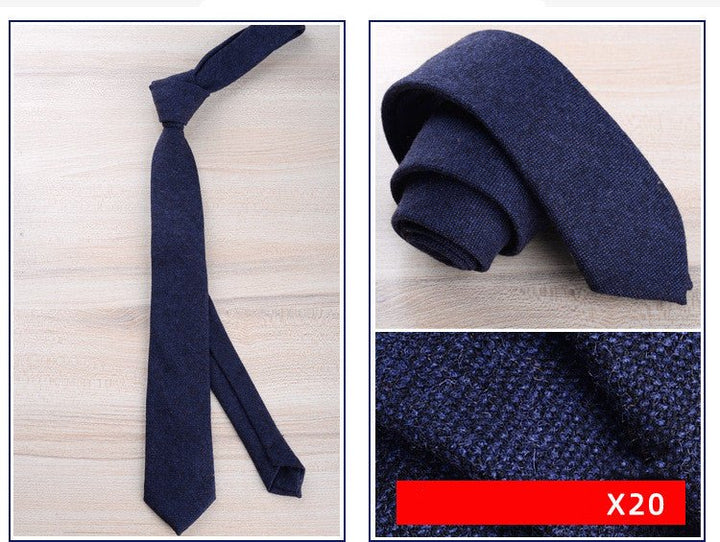 Wool Tie Men Formal Wear England - Muhaab