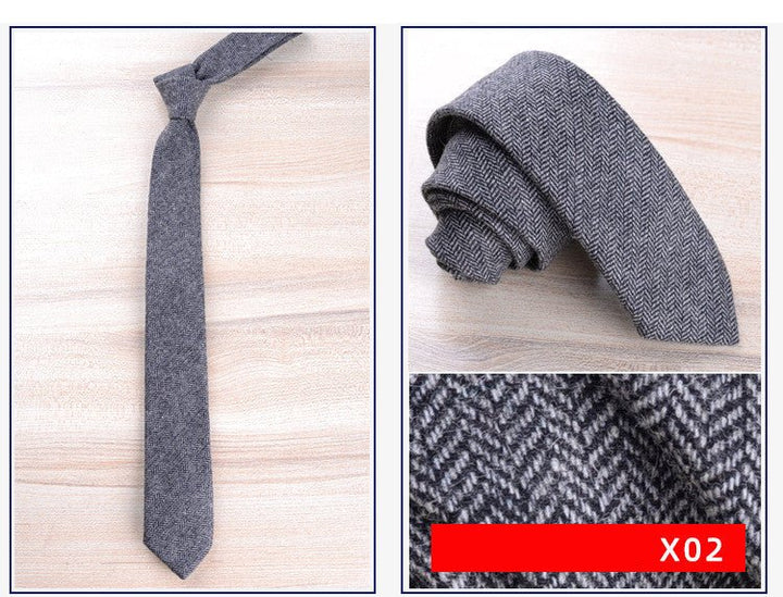 Wool Tie Men Formal Wear England - Muhaab