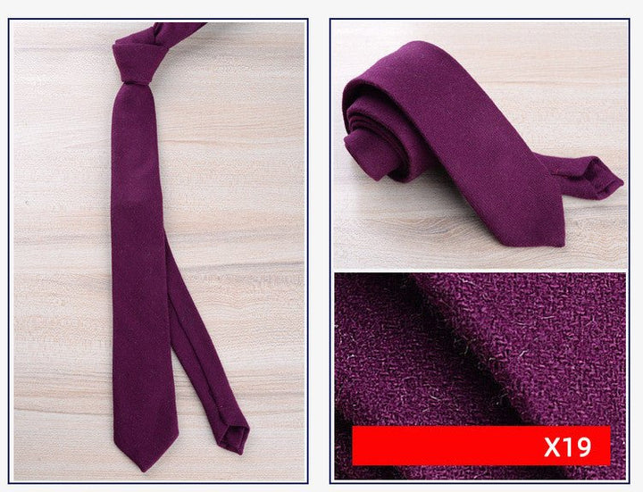 Wool Tie Men Formal Wear England - Muhaab