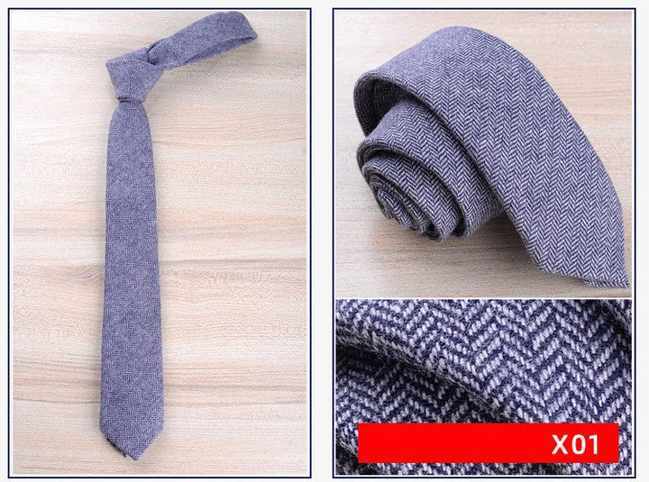 Wool Tie Men Formal Wear England - Muhaab