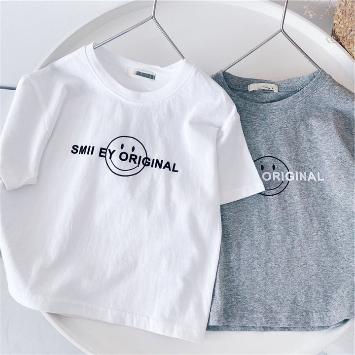 Xiaojiejia Children"s Clothing Boys" Summer Clothing New Boys" T-shirt Summer Children"s Short Sleeve Baby Half Sleeve Top - Muhaab