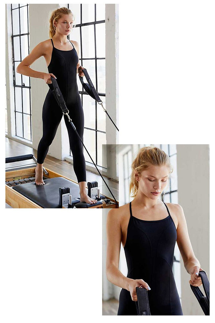 Yoga Jumpsuit Women Sport Suit Female Gym Fitness Clothes Tight Breathable Sportswear Women Yoga Set - Muhaab