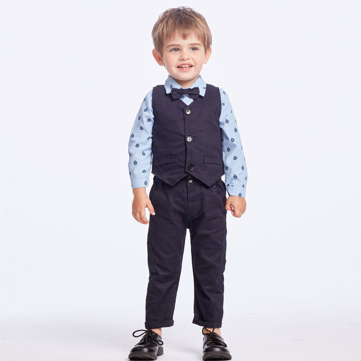 Young boy bow tie gentleman vest - Muhaab