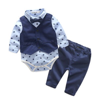 Young boy bow tie gentleman vest - Muhaab